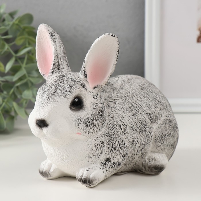 Копилка Копилка "Кролик №1 Пёстрый" высота 14 см, ширина 10 см, длина 18 см
