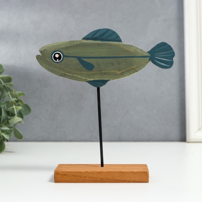 Сувенир дерево Сувенир дерево "Голубая рыбка" 16х4,5х18 см