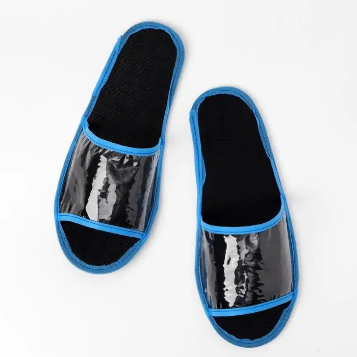 Тапочки   Тапочки  "Водолей" синяя бейка, одноразовые