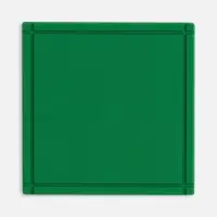 Лейбл из ПВХ Dzeta, L, зеленый