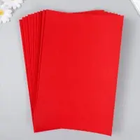Фетр жесткий 2 мм 20&times;30 см, красный
