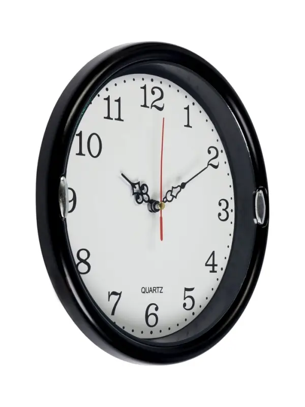 Часы настенные &laquo;Соломон&raquo;, d=23 см, плавный ход, чёрные