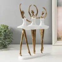 Сувенир полистоун "Три балерины" 19,5х7,5х29,5 см