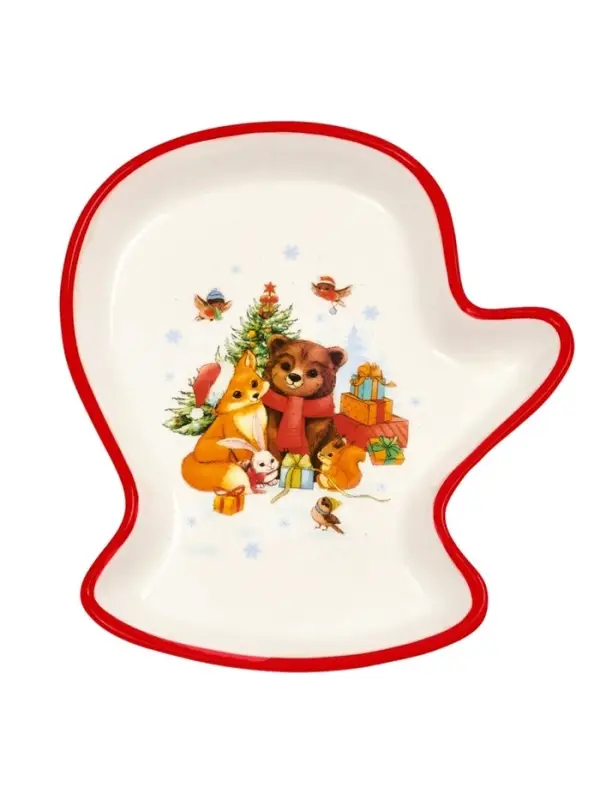 Блюдо новогоднее &laquo;Волшебного года&raquo;, 20&times;17.5&times;3 см, ручная работа