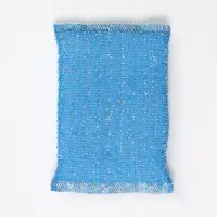 Губка для посуды Доляна, со стальной стружкой, 11&times;8.5&times;1.5 см, МИКС