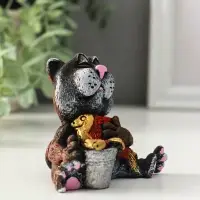 Фигурка полистоун &laquo;Кот на рыбалке&raquo;, 10 см