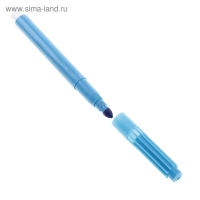 Фломастеры, 12 цветов, толстые, вентилируемый колпачок, МИКС