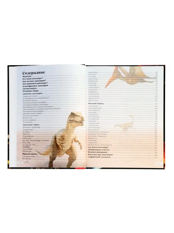Энциклопедия в твёрдом переплёте "Планета динозавров" 128 стр.