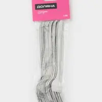 Вилки столовые Доляна &laquo;Венсель&raquo;, длина 18 см, набор 12 шт., нержавеющая сталь, серебристые