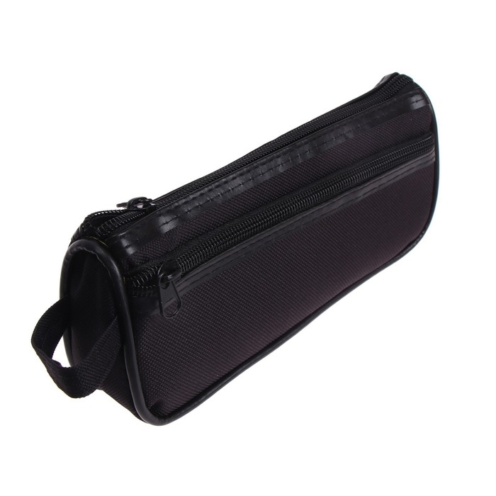 Пенал школьный на молнии Calligrata Пенал школьный на молнии Calligrata "Классика", 2 отделения, МИКС