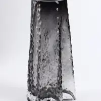 Ваза для цветов &laquo;Руджеро&raquo;, 25&times;12.5 см, стекло, чёрная