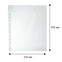 Файл-вкладыш А4 35 мкм, Элементари, рифленые, 100 шт/уп