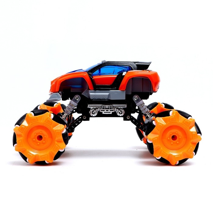 Джип радиоуправляемый DRIFT, 4WD, дрифт, работает от аккумулятора, цвет оранжевый Джип радиоуправляемый DRIFT, 4WD, дрифт, работает от аккумулятора, цвет оранжевый