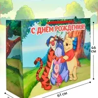 Пакет подарочный &laquo;Друзья&raquo;, XXL 61&times;46&times;20 см