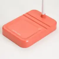 Лампа настольная RISALUX &laquo;Лансер&raquo;, светодиодная, 3.5 Вт, USB, АКБ, красно-розовая, 11&times;15&times;45 см