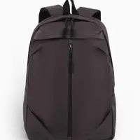 Рюкзак школьный, однотонный, 1 отделение, 3 кармана, 28&times;13&times;39 см, серый