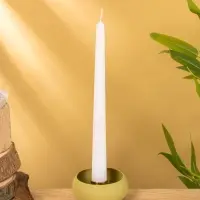 Подсвечник на 1 свечу на магнитах "Оливковый" 7,5х7,5х3,5 см