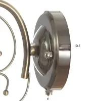 Бра 2011/1 E27 60Вт бронза 26х13,5х13 см