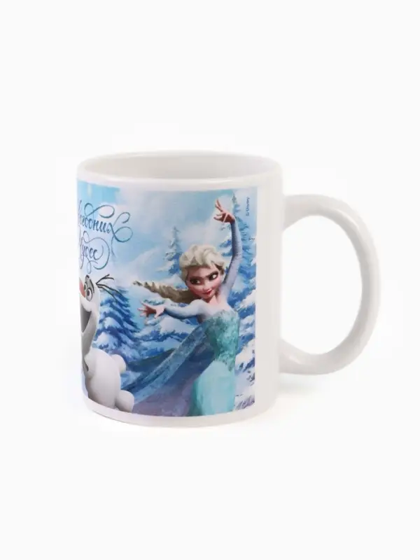 Кружка новогодняя сублимация 320 мл, Холодное сердце