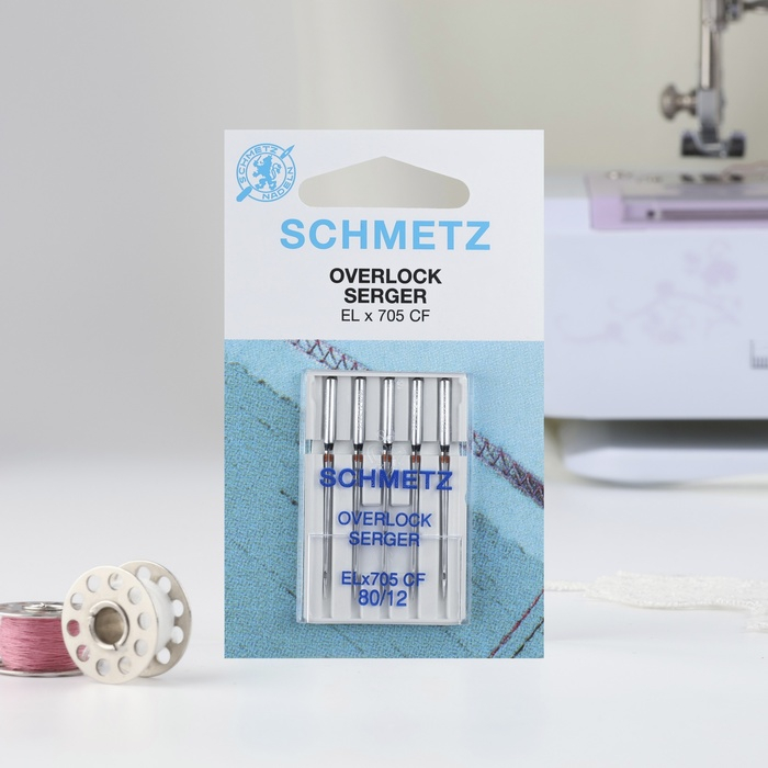 Иглы для плоскошовных и оверлок машин, №80, 5 шт Иглы для плоскошовных и оверлок машин, №80, 5 шт