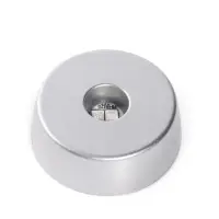 Подставка светодиодная LED, 2 диода, 3хLR44, 6&times;6&times;2, серебро