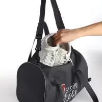 Сумка спортивная TEXTURA, на молнии с подкладкой, длинный ремень, маленький размер, серая