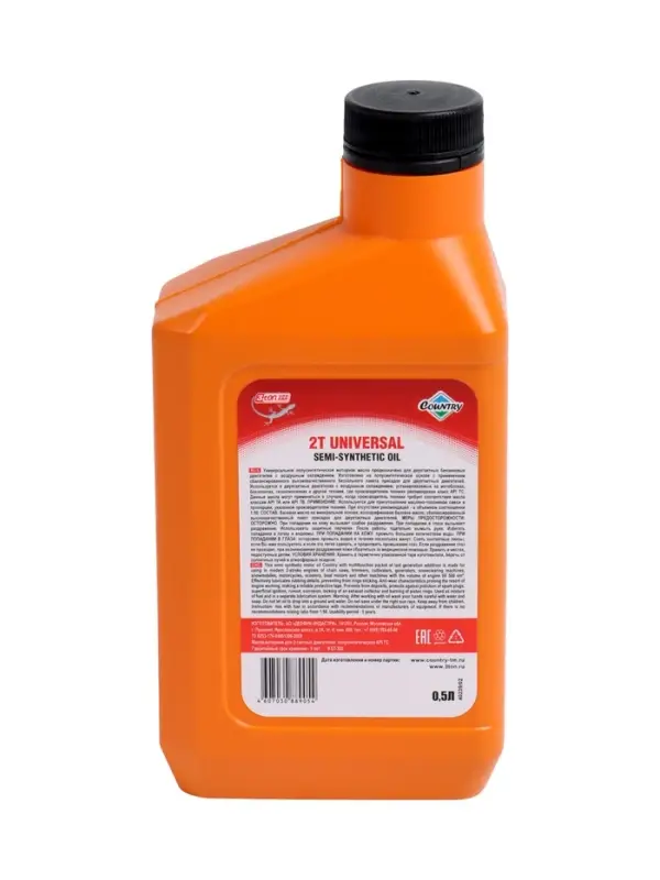 Масло двухтактное Country полусинтетическое API ТС ST-302, 0.5 л