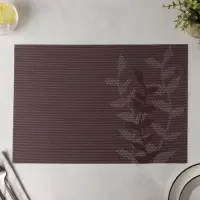 Салфетка сервировочная на стол Доляна &laquo;Росток&raquo;, 45&times;30 см, серая