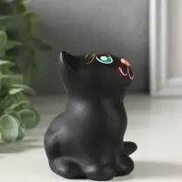 Фигурка керамика &laquo;Котёнок Мурзик&raquo;, 7&times;8&times;9 см