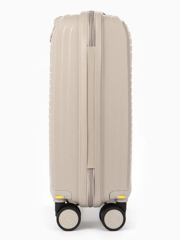 Чемодан на съёмных колёсах, 18", кодовый замок, 33&times;16&times;49 см, светло-бежевый