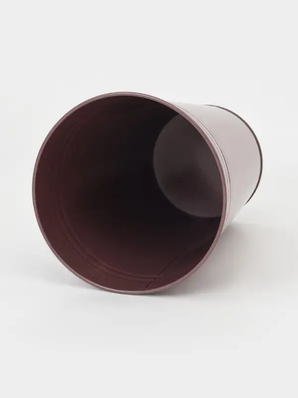 Вазон без ручек, 7 л, h=30 см, нержавеющая сталь, розовый