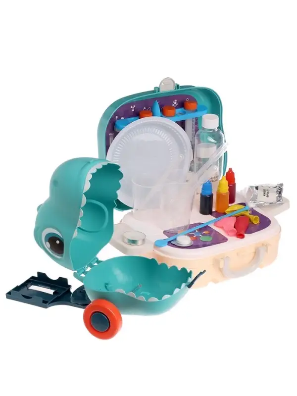 Набор для опытов &laquo;Моя первая лаборатория&raquo;, машинка - динозавр, 60 экспериментов