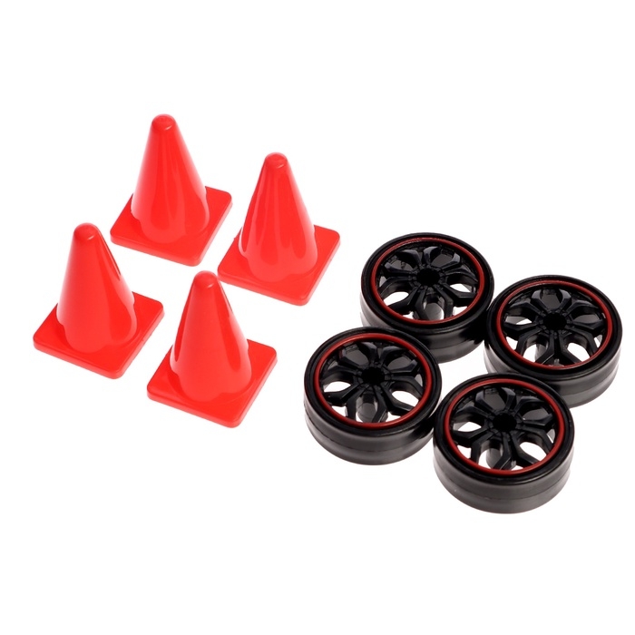 Машинка на пульте управления «Огненный Дрифт», радиоуправление, дрифт эффект, сменные колеса, работает от аккумулятора, цвет чёрный Машинка на пульте управления «Огненный Дрифт», радиоуправление, дрифт эффект, сменные колеса, работает от аккумулятора, цвет чёрный