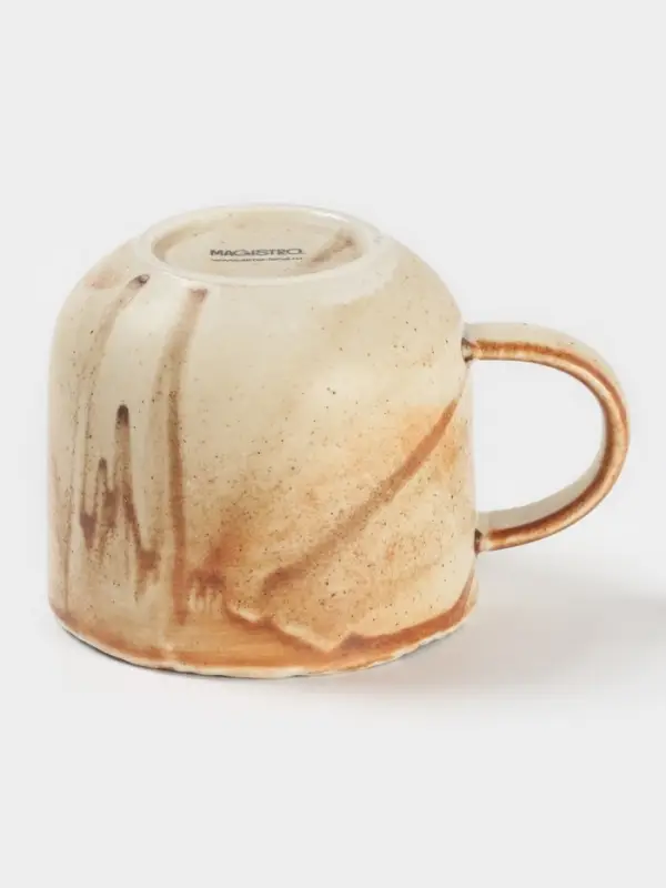 Кружка Magistro Organic brown, 320 мл, фарфор, бежевая