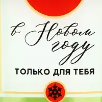 Блюдо сервировочное новогоднее &laquo;Счастья в Новом году&raquo;, 12&times;35 см