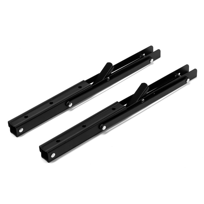 Кронштейн складной для столов и полок ТУНДРА, K001, 2 шт, длина 350 мм, сталь цвет черный Кронштейн складной для столов и полок ТУНДРА, K001, 2 шт, длина 350 мм, сталь цвет черный