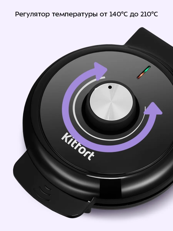 Вафельница электрическая КТ-5612 - 1000 ВТ