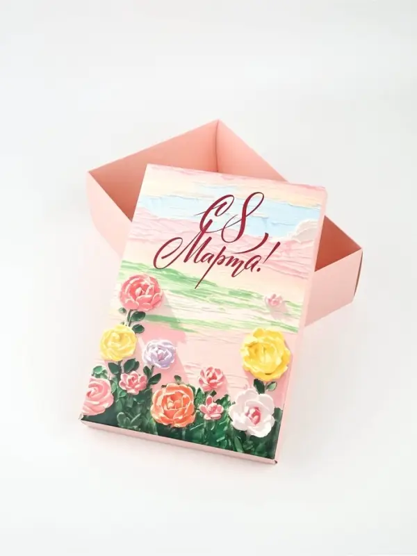 Коробка складная &laquo;С 8 Марта!&raquo;, 30&times;20&times;9 см