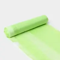 Мешки для мусора с завязками Доляна &laquo;Комфорт&raquo;, 35 л, 13 мкм, 53&times;51 см, ПНД, 15 шт., зеленые