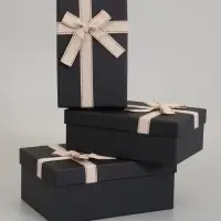 Набор подарочных коробок 3 в 1, прямоугольные 23&times;16&times;9.5 21&times;14&times;8.0 19&times;12&times;6.5 см