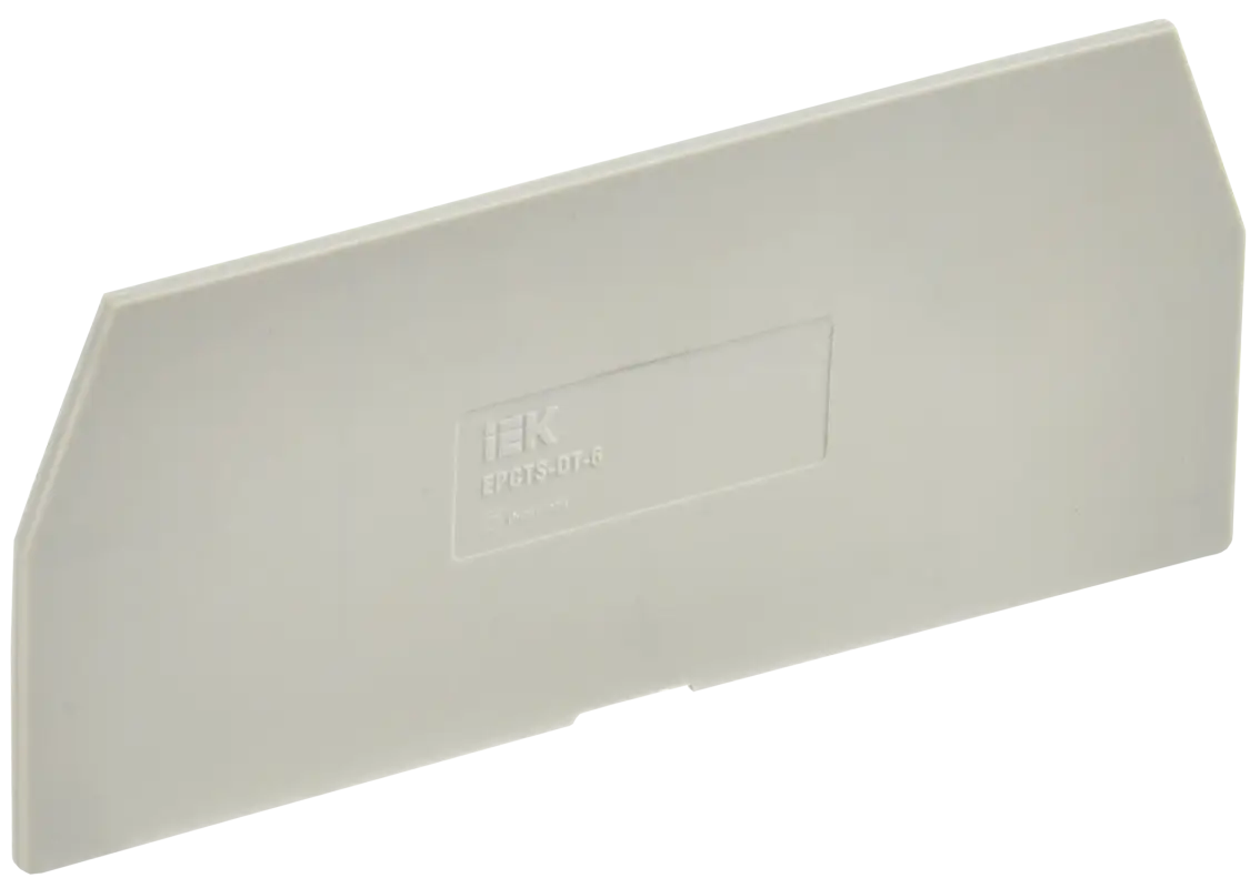 Заглушка для CTS-DT 6мм2 серая IEK