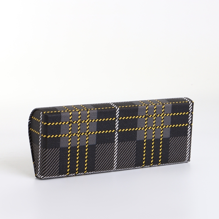 Футляр для очков на магните, длина 16 см, цвет чёрный Футляр для очков на магните, длина 16 см, цвет чёрный