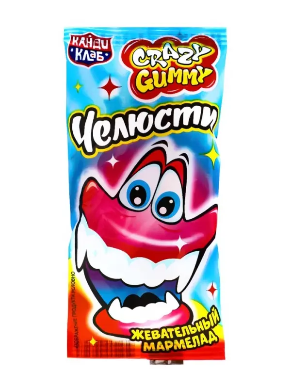 Жевательный мармелад &laquo;Crazy Gummy Челюсти&raquo; 10г