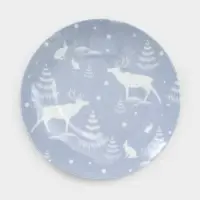 Набор фарфоровых тарелок «Зимний лес», 6 предметов, d=24 см, микс Набор фарфоровых тарелок «Зимний лес», 6 предметов, d=24 см, микс