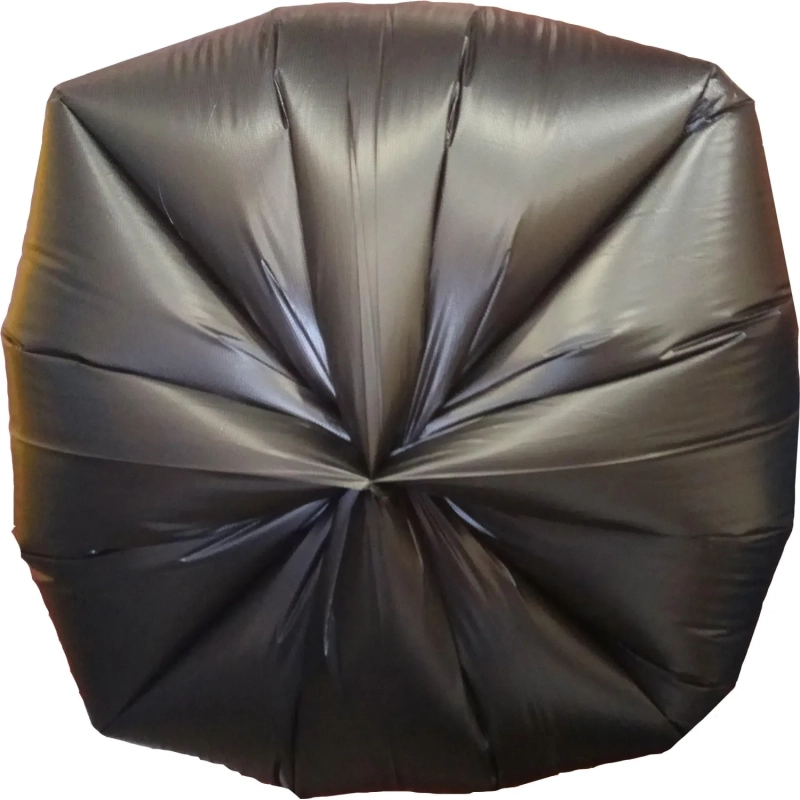 Мешки для мусора ПНД 120л 14мкм 10шт/рул черные 70х110см Luscan