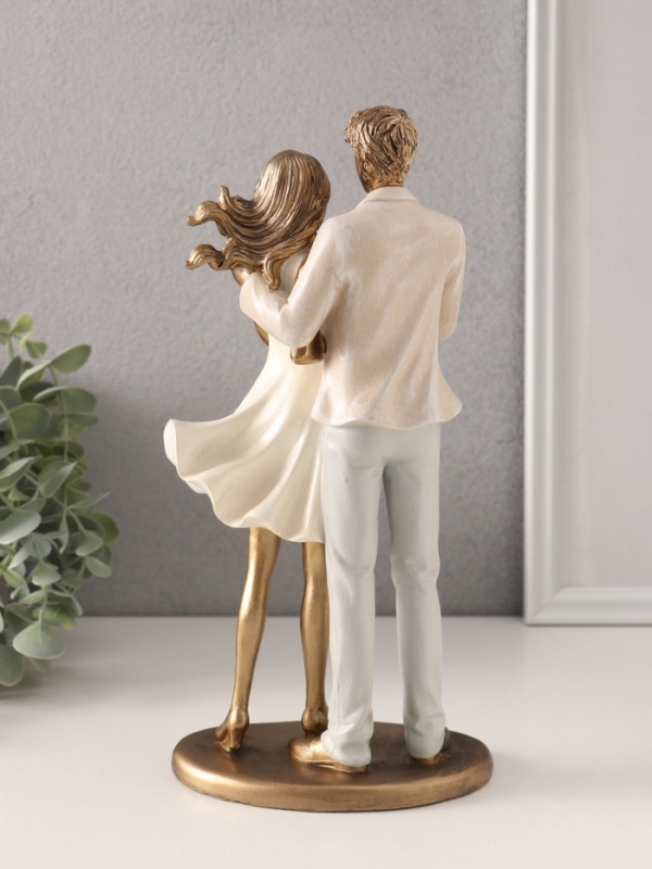 Сувенир полистоун  Сувенир полистоун "Букет для любимой" 12,5х7,5х25,5 см