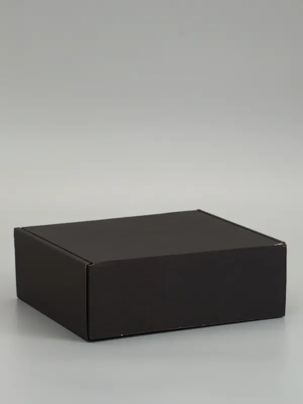 Коробка самосборная, черная, 26 х 24 х 10 см