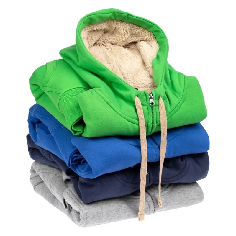 Толстовка унисекс на молнии Sherpa 280 ярко-синяя, размер XS Толстовка унисекс на молнии Sherpa 280 ярко-синяя, размер XS