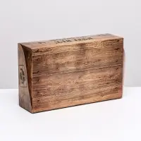 Коробка складная с окном под зефир &laquo;Проверенно&raquo;, 25&times;15&times;7 см