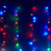 Гирлянда светодиодная занавес мультиколсв 480LED(3х3м)IP65 SW-XMAXOut-0005